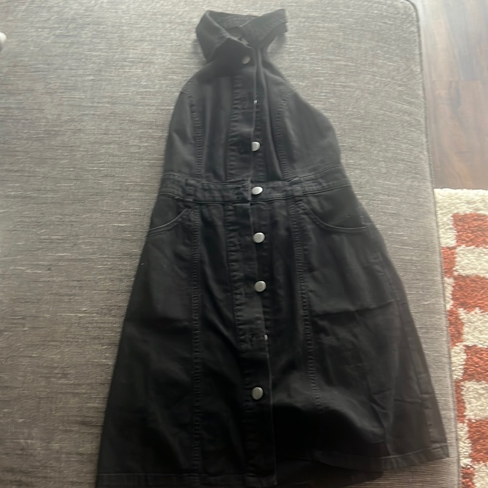 Free people Denim Sami Halter dress new w/tags size xs